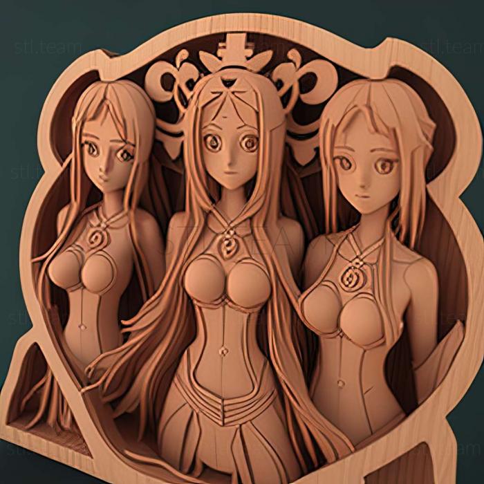 3D model Conception PLUS Maidens of the Twelve Stars game (STL)